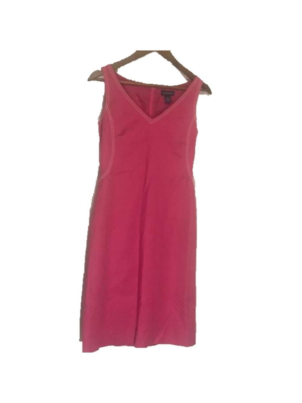 Ann Taylor Knee Length Sleeveless Pink Dress Sz 2
